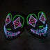 Eyebrow Double Star Eye Mask Halloween LED Glowing Mask - Minihomy