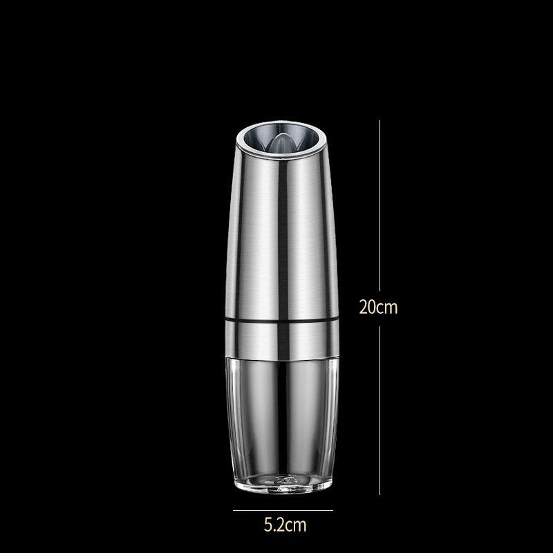 Rechargeable Electric Pepper and Salt Grinder Set - One-Handed Automatic Grinder with Adjustable Coarseness