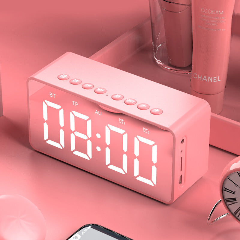 Music Alarm Clock Speaker - Multi-Function Electronic Clock for Creative Students