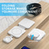 3-in-1 Magnetic Foldable Wireless Charger Station - Minihomy