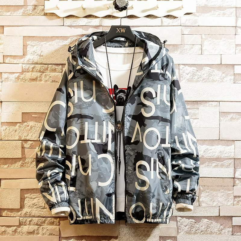 Men's Casual Streetwear Hooded Printing Coats: Elevate Your Urban Style