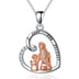 Heart Shaped Mother's Day Necklace Gift In Two Colors - Minihomy