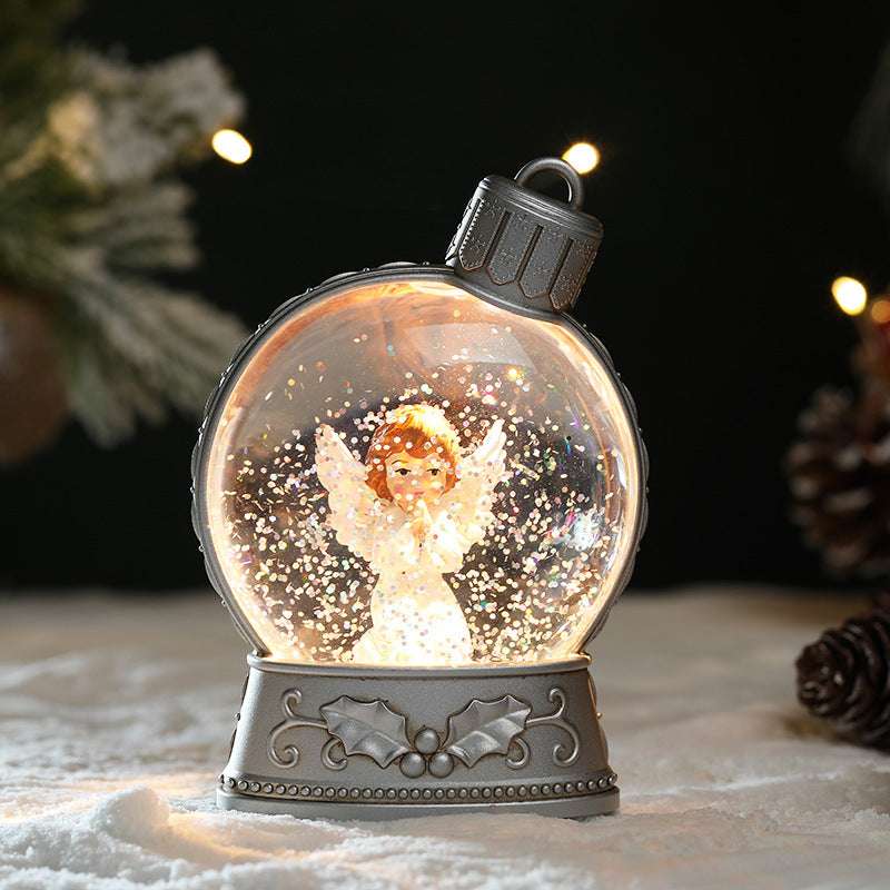 Christmas LED Light Decoration - Realistic Flame Effect, Battery Powered, Various Designs - Minihomy