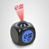 LED Projection Alarm Clock Voice Report Clock