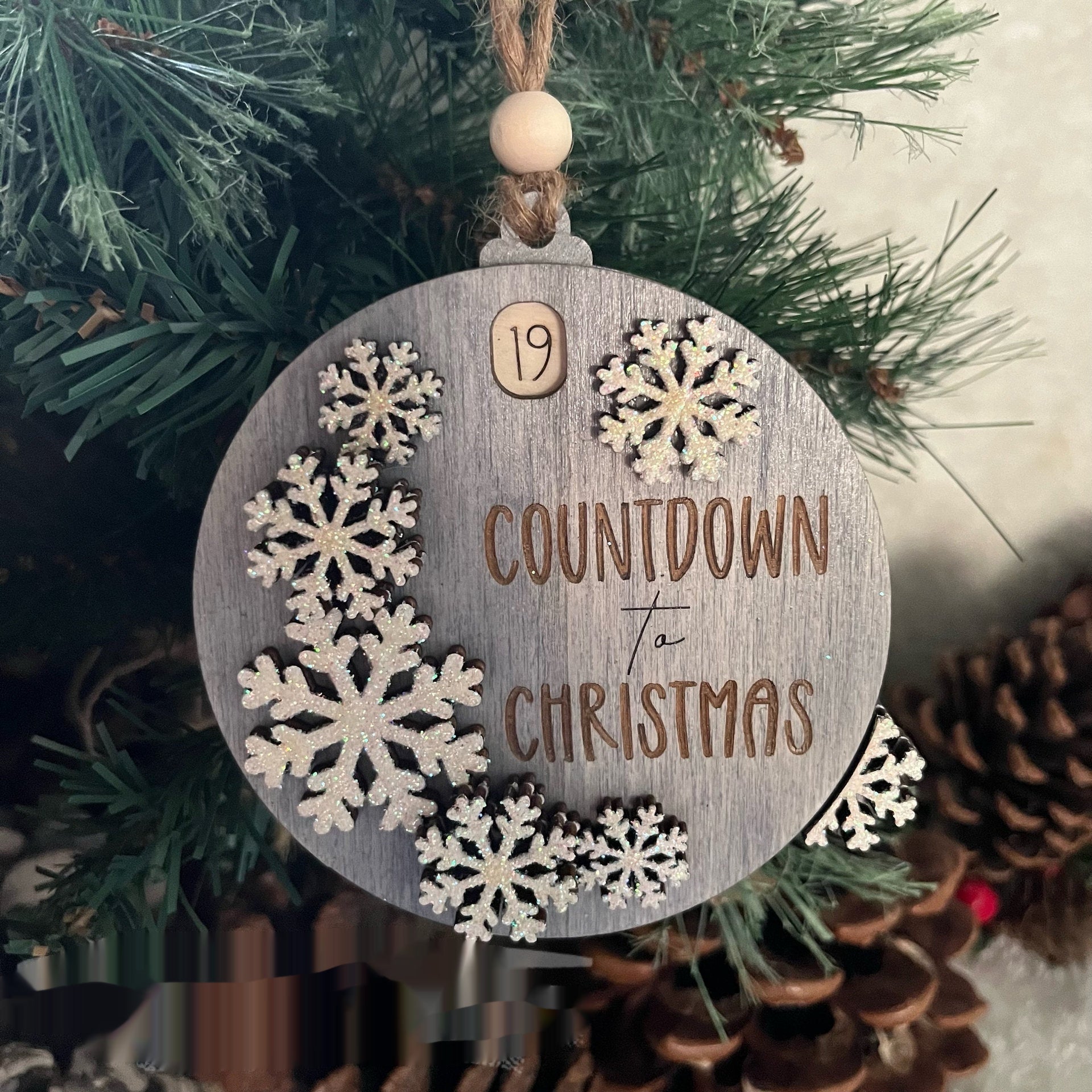 3D Santa Claus Countdown Decoration - Minihomy