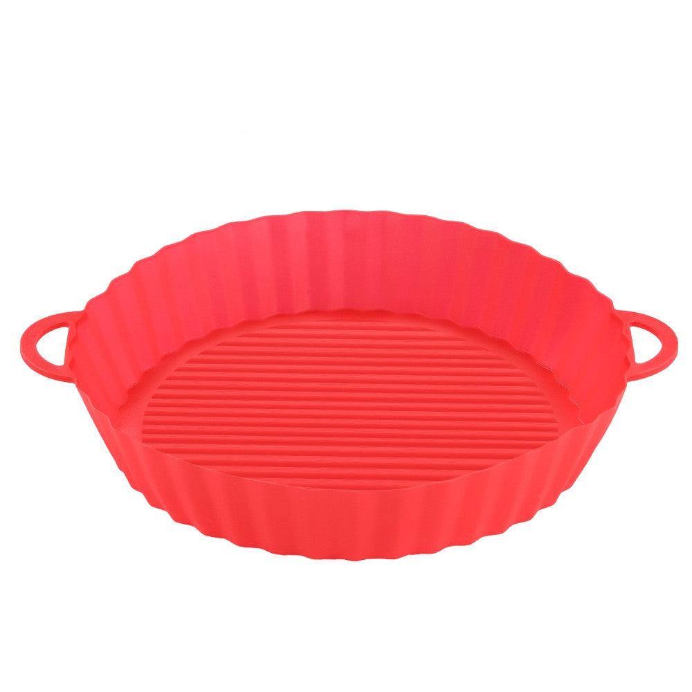 Air Fryer Tray Silicone Kitchen Supplies AirFryer Silicone Pot Grill Pan Accessories - Minihomy