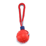 Interactive Dog Toy Ball - Teether with Rope for Chewing, Training & Fun - Minihomy