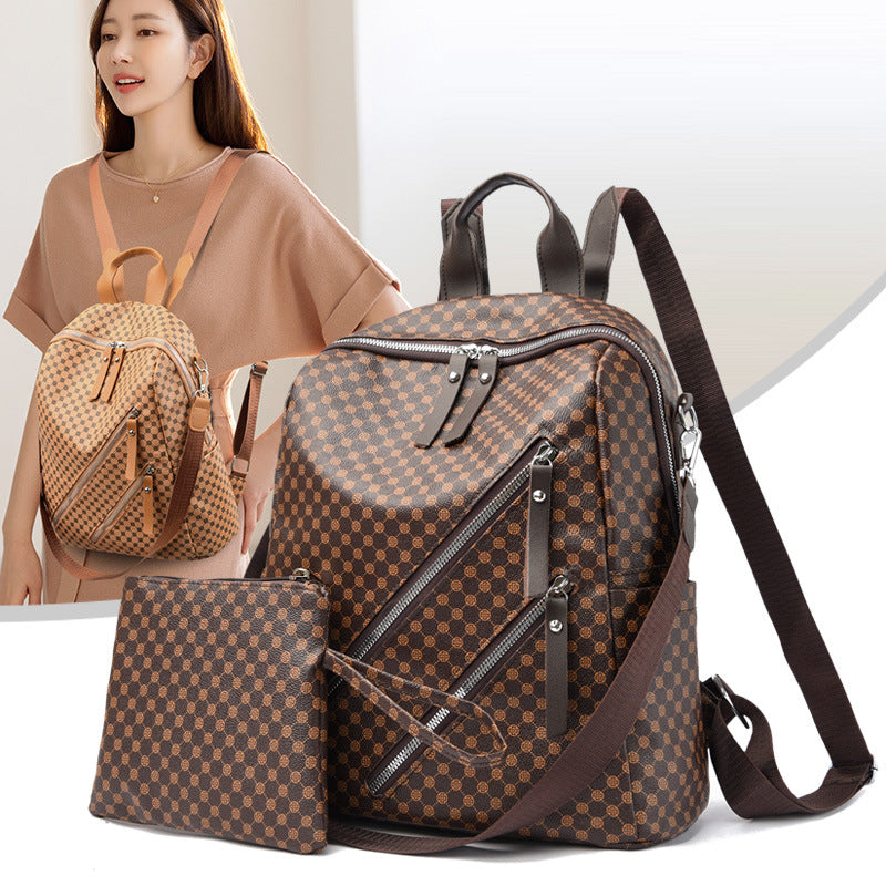 Retro Presbyopic Suit Women's Backpack