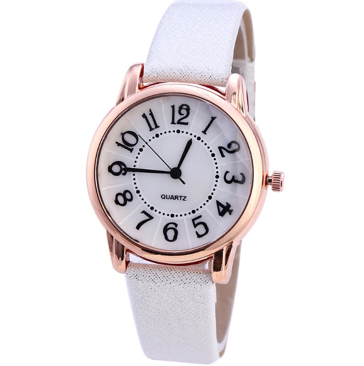 Women Simple Dial Wristwatches Casual Fashion Luxury Leather Strap Quartz Watches Clock Relogio Feminino