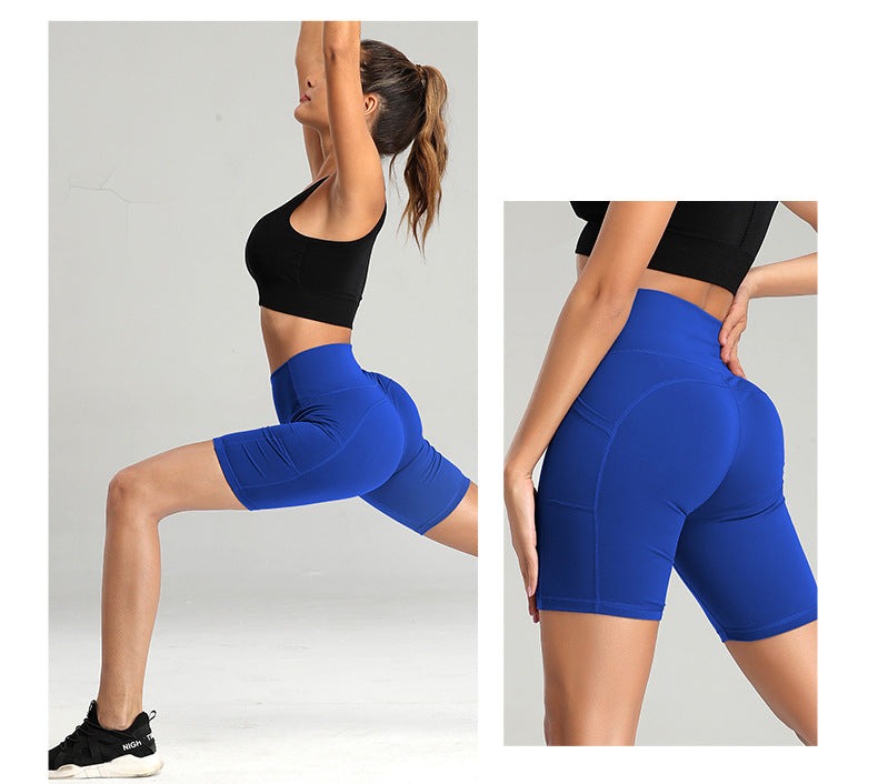 High Waist Fitness Gym Workout Leggings With Pockets - Minihomy