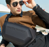 Men's Messenger Shoulder Waist Bag Large Capacity Waterproof Chest Bags Wear-resistant - Minihomy