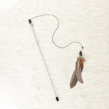 Pet Dog Cat Toy Feather Funny Cat Stick