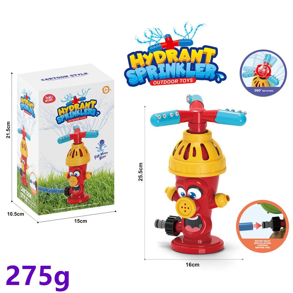 Summer Fun! Cartoon Sprinkler Water Toy for Kids - Outdoor Garden Bath Play