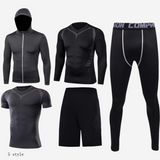 Fitness clothing suit basketball tights