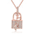 Key-to-your-Heart Rose Gold Necklace - Minihomy