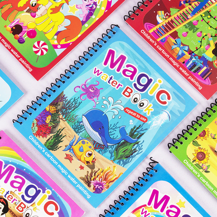 Magic Water Painting Book for Kids: Creative Fun & Learning