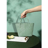 Portable Shoulder Crossbody Large Capacity Woven Bag Tote Bag