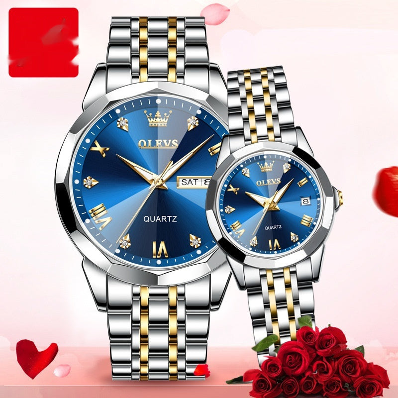 Quartz Watch Valentine's Day Gift Couple Watch Men