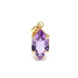 Simple Amethyst S925 Sterling Silver Pendant