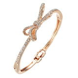 Women's Bracelets Diamonds Rose Gold Alloy Bracelets