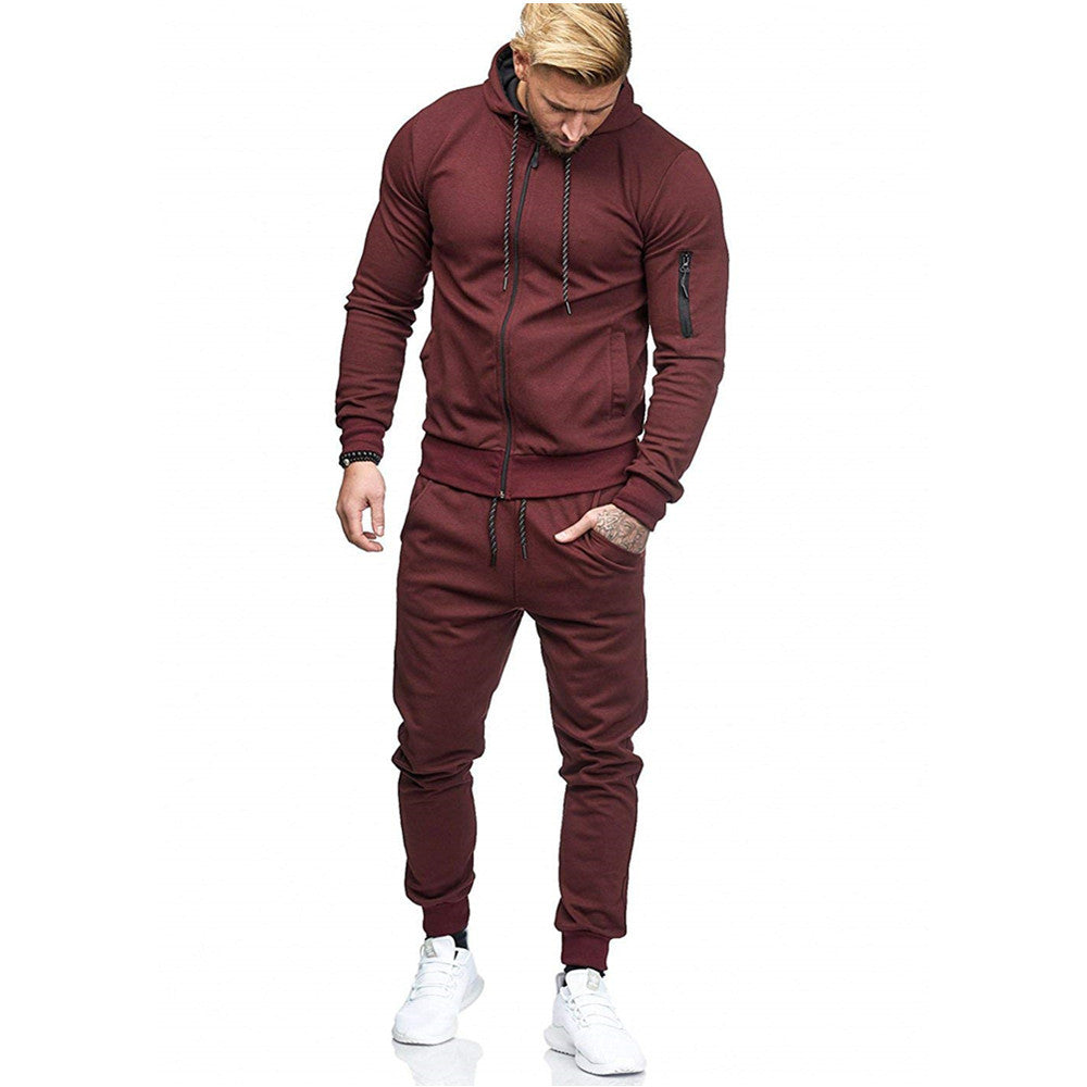 Men's sports suit fitness casual wear - Minihomy