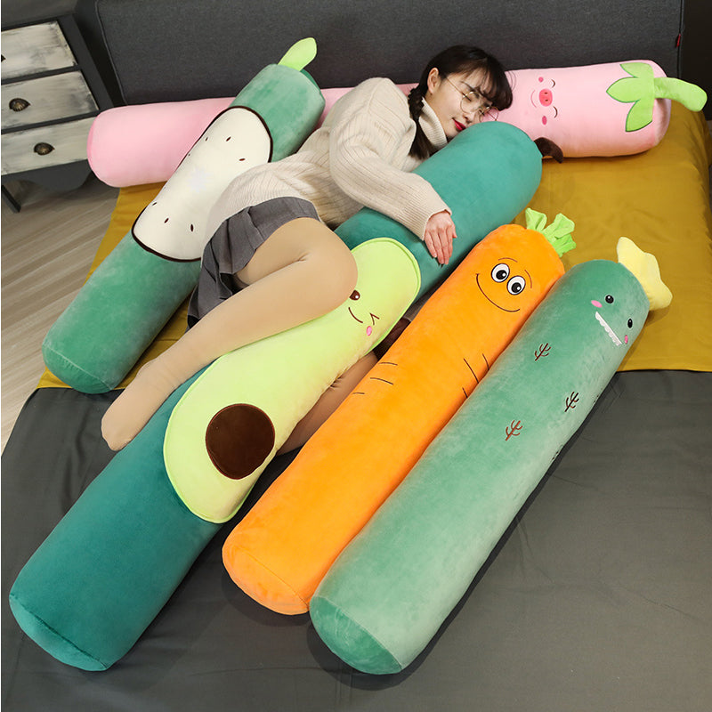 Cartoon creative fruit long pillow