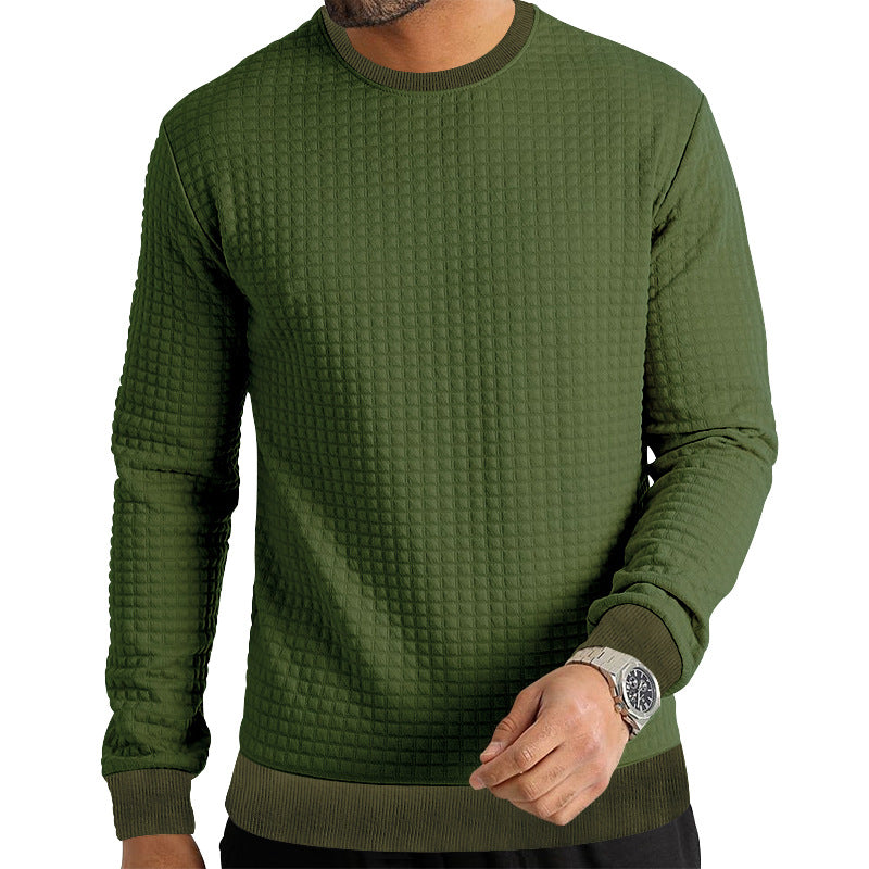 Men's Long-sleeved T-shirt Round Neck Sweater