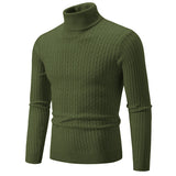 Pullover High Collar Casual Sweater for Men