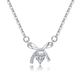 Women's Light Luxury Bow Necklace: Elegant Simplicity