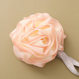 Rose Bath Ball Scrub Towel