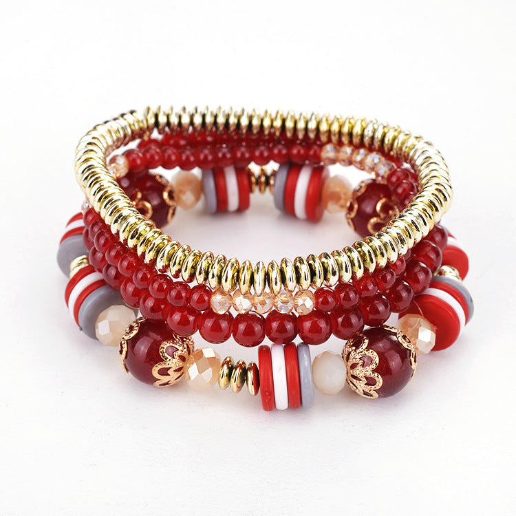 European And American Wild 4 Sets Of Bracelets Fashion Bracelets