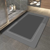 Modern Simple Soft Diatom Ooze Floor Mat Bathroom Absorbent Easy-to-dry Foot Mat - Minihomy