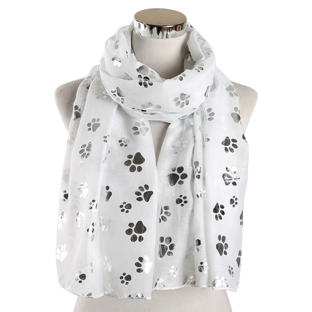 Spring And Summer Polyester Printed Scarf Long Shawl