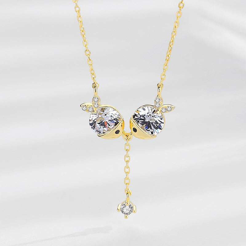 Cute zircon necklace - Minihomy