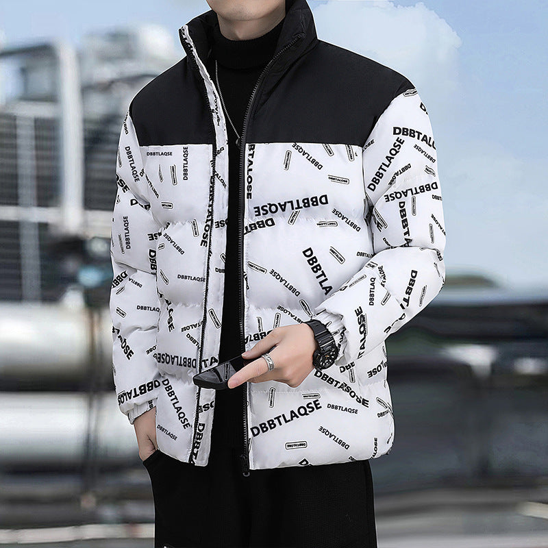 Winter Down Cotton-padded Coat - Printing