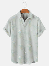 Hawaiian Shirt Men 3D Light Color Short Sleeve