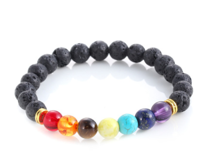 Universe Galaxy Eight Planets Solar System Guardian Star Natural Stone Beads Bracelet