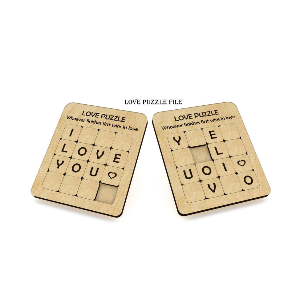 LOVE Puzzle Wooden Puzzle Game