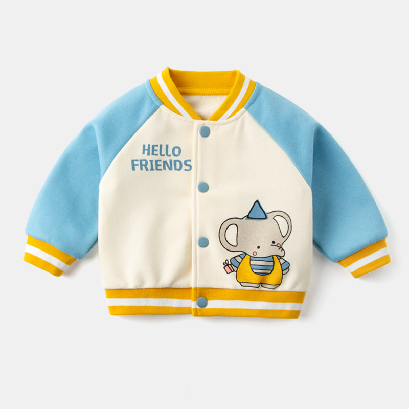 Dudu Home Baby Jackets - Cartoon Casual Style