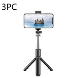 Bluetooth Selfie Stick with Mobile Remote Control Tripod - Compatible with iPhone Models