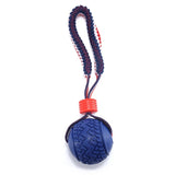 Interactive Dog Toy Ball - Teether with Rope for Chewing, Training & Fun - Minihomy