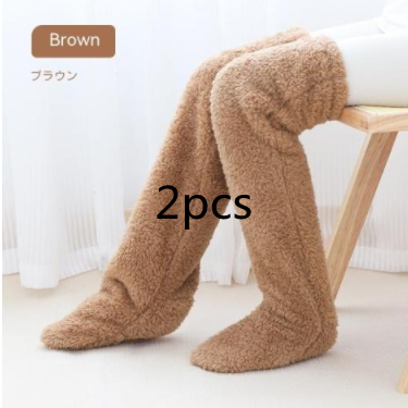 Winter Warm Cold Leg Knee Joint Cold-proof Stockings Home Floor Sleeping Socks
