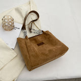 Casual Suede Large Capacity Bag