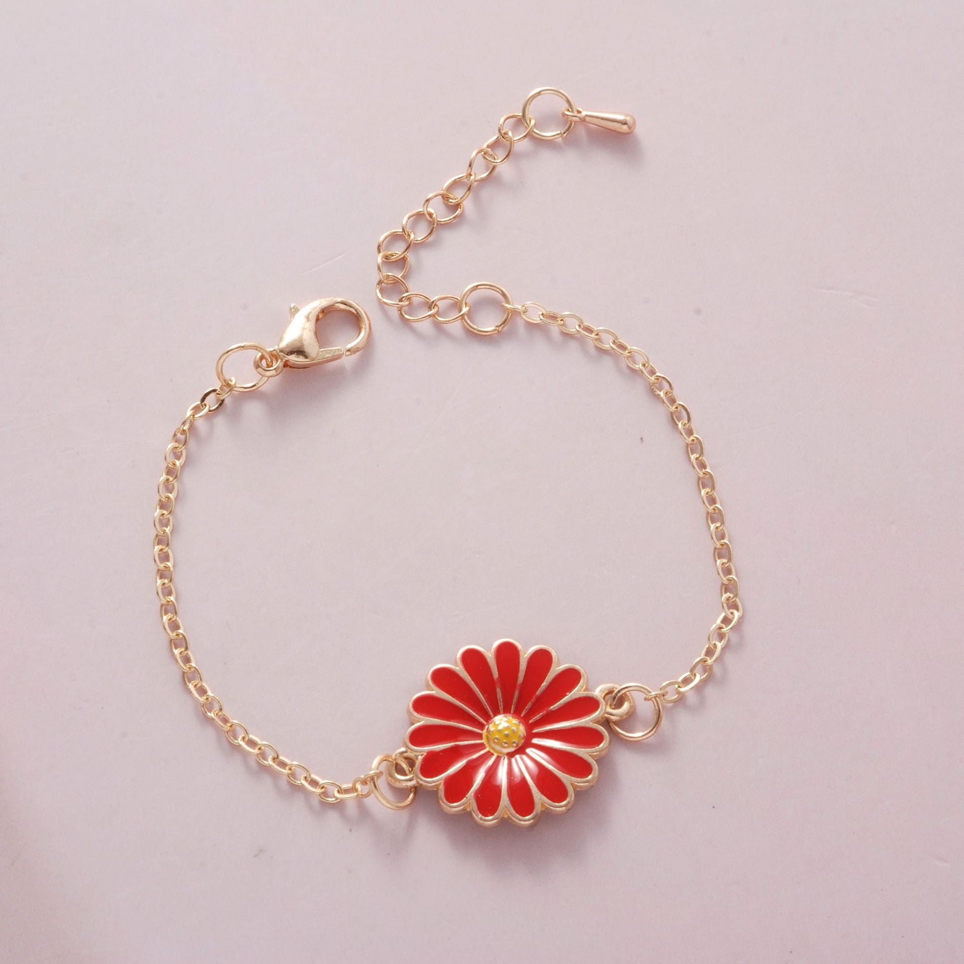 Women's Simple Alloy Daisy Bracelet