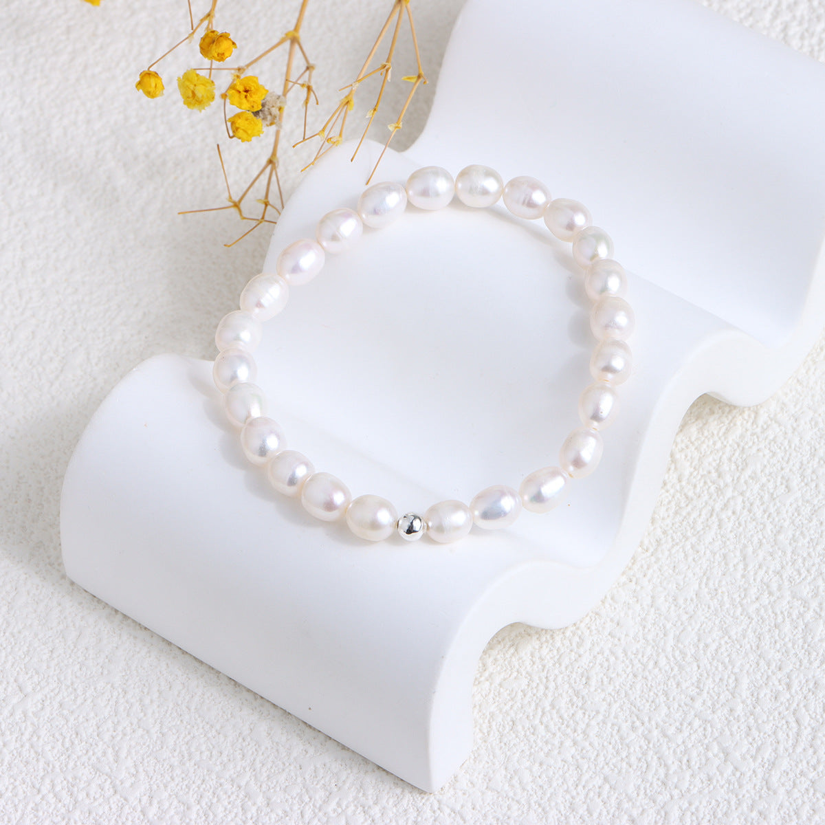 Freshwater Pearl Bracelet Female 14k Real Gold