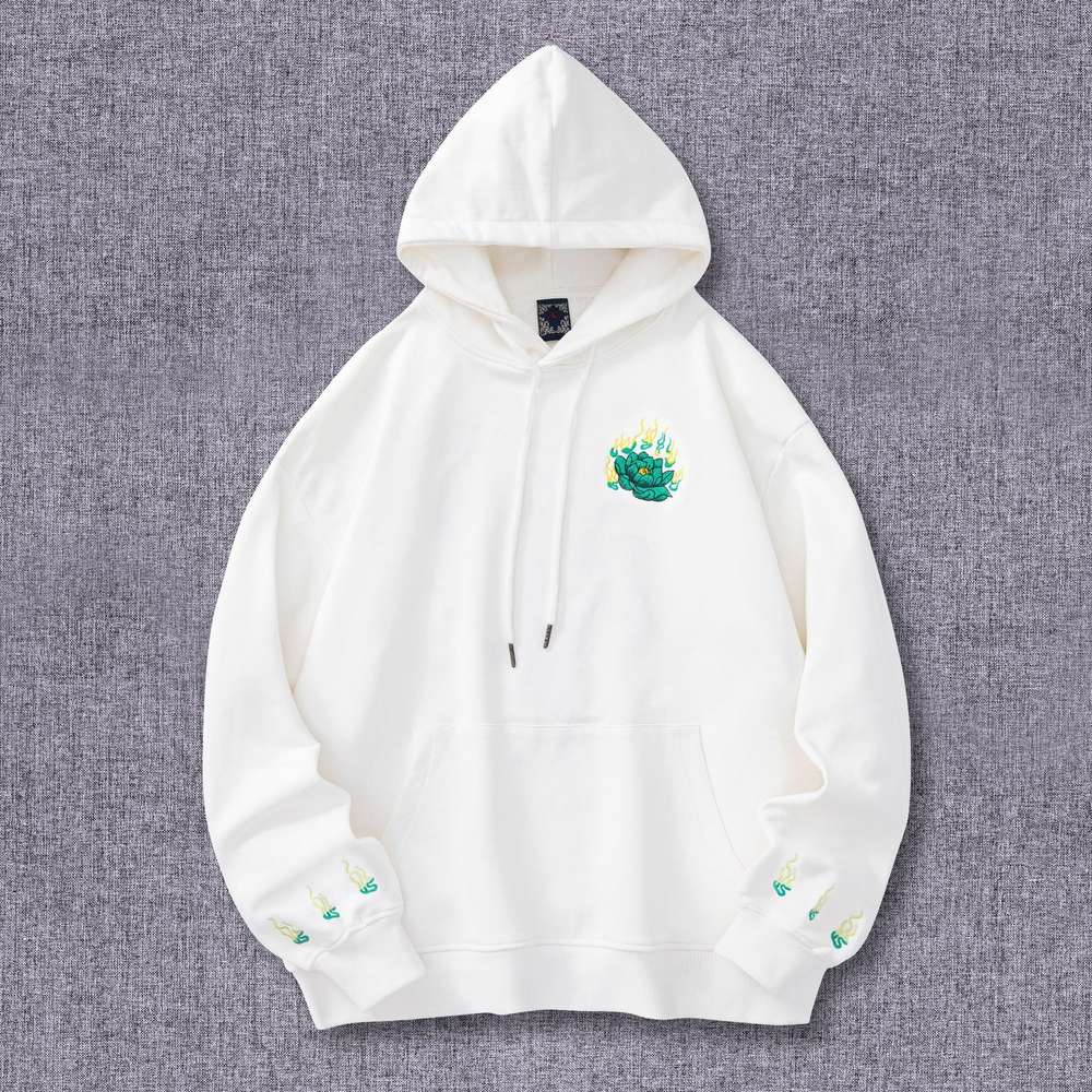 Men's Casual Heavy Industry Embroidered Hoodie - Minihomy