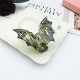 Bat Barrettes Halloween Funny Girl