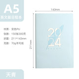 2024 Daily Planner: English Schedule Book - 365 Days - Minihomy