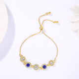 Women's Personalized Versatile Zircon Flower Bracelet