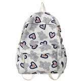 Women's Cute Bear Printed Schoolbag